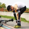 Sporthandskar cykelstrumpor sätter rider utomhus pannband Sommarsol Skydd Armhylsa Halvfinger 230802