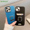 Cell Phone Cases Bracket Ring Memory Card Phone Case for iPhone 14 13 12 11 Pro Max 12 13 Mini 14 Pro Car Magnetic Stand Shockproof Armor Cover L230731