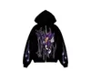 Damen Hoodies Sweatshirts 90er Jahre Mädchen Junge Punk-Stil Harajuku Sweatshirt Y2k Gothic 3D Schmetterling Pullover Paar Frauen Mann Lustig Chic Hoodie 230802