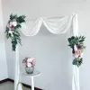 Fleurs décoratives Simulation Rose fleur accessoires de mariage ornement Romance belle fête fond arc bienvenue zone décor produit