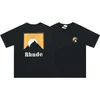 Differentiate Market Currency Rhude American Printed High Street Loose Couple Short Sleeve Casual T-shirt Trend