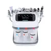 Máquina hidrofacial portátil 10 en 1 Hidrodermoabrasión Rf Estiramiento de la piel Eliminación de cabeza negra Lifting facial478