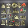 Kühlschrankmagnete SA Alaska York Paris Italien London Postamt Belgien Singapur Niederlande Israel Indien Dubai VAE Magnet Souvenir 230801