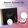 Falska ögonfransar Magnet Kit 3D Natural Look Eyelash återanvändbara fransar Applicator ljusare vattentät varar 230801