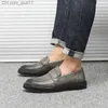 Geklede Schoenen Mode Casual Leren Jas voor Heren Lente/Zomer 2023 Nieuwe Designer Herenschoen Zapatos De Hombre Effen Herenschoen Z230802