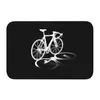 Carpets Bike Pattern Colorful Art Front Door Mat Anti-Slip Indoor Welcome Bicycle Cyclist Bicycling Biking Doormat Rug Carpet Footpad