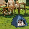 Nośnik psa Pet Tepee Cat Namioty Składane zmywalne łóżko namiotowe 42 38 cm przenośne domy szczeniąt klatki dla szczeniąt