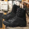 Boots Deckshoes for Men Military Tactical Men Boots Top Quality Work Safety Shoes Lightweigh Outdoor Combat Motocycle Male Shoes L230802