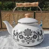 Hip Flasks Enamel 2.5L Turkish Teapot Cold Kettle Pot Tea