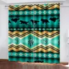 Cortina de luxo saba telet design etíope eritreu 2 peças cortinas de filtragem de luz para sala de estar quarto cozinha janela cortina cortina decoração