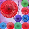 Şemsiyeller şiirsel uzun süreli geleneksel Japon vintage zanaat düğün dekorasyon kağıt parazoller lin2948