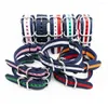 Watch Bands Nylon Strap Thicken Metal Ring Buckle Woven Fabric Band Women Men Bracelet Universal 18mm 20mm 22mm 24mm