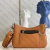 Designer Saco de axila LL10A Mirror Crossbody Bag Bag genuíno Bolsa de couro subterrânea moda e requintada embalagem