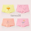 Metties Girls Metties Dzieci bawełniany bieliznę Dzieci Briefy Drellis Love Fox Cartoon Short For Teenage Girls 4pcs Lot x0802