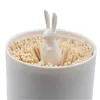 2st Toothpick Holder Cotton Swab Holder Small Q-Tips Tandpetare förvaring R230802