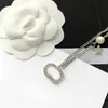 Designer jewelry necklace New Style Small Fragrance Double Diamond Set Silver Five Point Star Necklace Female Adjustable Size