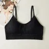 Yoga Outfit Sports Top Sexy Wireless Bralette Seamless Women Bra Padded Sleep Tops U-Shaped Back Breathable Crop Lingerie Underwear