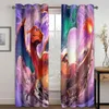 Curtain Drapes Cartoon Monkey Funny Zoo Children's Thin Window Curtains For Kids Living Room Bedroom Decor 2 Pieces