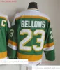 Movie Vintage Hockey 20 Dino Ciccarelli Jerseys CCM Embroidery 23 Brian Bellows 11 J.P. PARISE 30 Jon Casey 91 Tyler Seguin Jersey White Green Men