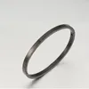 Bangle Simple Stainless Steel Bracelet Femme Customizable Logo Smooth For Women Fashion Jewelry