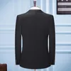 Мужские костюмы 2023 мужчина весенняя осень мода Pure Color Mens Business Formal Backet