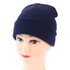 Cycling Caps Men's And Women's Knitting Pullover Hat Warm Wool In Autumn Winter Solid Fashion