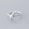 Cluster Rings YIZIZAI Cute Dinosaur Couples For Women Men Fashion Simple Engagement Jewelry Statement Sweetheart Tyrannosaurus Ring Gift