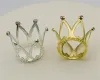 Usine Bougeoirs Couronne Gâteau Topper Vintage Tiara Toppers Baby Shower Anniversaire Décoration Or Argent Petit pour Garçons Filles LL