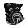 Sciarpe Gotico Goth Horror Stregoneria Occhi Bandana Copricollo Sciarpa magica stampata Maschera multiuso Ciclismo Unisex Adulto