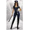 Décoration de costume d'Halloween Cop Police Costume Police femme costume Halloween jeu de police jeu uniforme cadeau de fête 2023 vacances de Noël