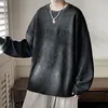 Heren Hoodies Sweatshirts 3D Stalen Afdichting Suede Mannen Herfst Mode Lange Mouw Hoodie Sweatshirt Harajuku Truien Casual Oversized Tops 5XLM 230803