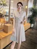 Casual Dresses High End Luxury Dress 2023 Summer French Fashionable Style kjol Order 92597