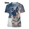 Men's T Shirts Fashion German Shepherd 3D Printed T-shirt Summer Casual Men's/women's Hip Hop Breathable Short Sleeve