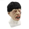 Party Masks Halloween Novelty Mask Fancy Dress Party Latex Horror Head Masks Creepy Realistic Old Man Zombie Mask L230803