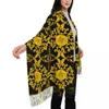 Scarves Golden Baroque Elements Shawls And Wraps For Evening Dresses Womens Dressy Wear