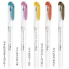 Marqueurs JIANWU 25color 5PcsSet Japon Zebra WFT8 Doux Liner Brush Pen Creative Limit Doubleheaded Marker Fournitures Scolaires Papeterie 230803