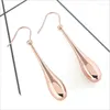 Dangle Earrings Korean Style 316 L Stainless Steel Women Length Drop 3 Colors Vacuum Plating No Fade Allergy Free