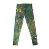 Active Pants Gustav Klimt - The Sunflower Leggings Wear Women Woman Gym