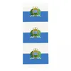 Scarves Personalized Printed San Marino Flag Long Pile Fringe Men Scarf Women'S Anti Chill
