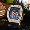 2023 Multifunctionele automatische 3-pin heren top luxe AAA herenhorloge lichtgevende Dragon Tiger diamantpatroon Quartz