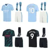 Kits de futebol infantil 23 24 HAALAND camisa de futebol MANS CIDADES DE BRUYNE FODEN 2023 2024 GREALISH STERLING camisas de futebol