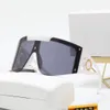 Óculos de sol para mulheres designers brancos óculos de sol escudo Óculos de sol de uma peça lentes simples de estilo europeu de estilo europeu perna incrustada logotipo Óculos de pára -brisas Man Girl