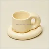 Tumblers koreanischer Stil Keramikbecher Kaffeetassen Home Office Teetasse Nordic Drinkware Japan 230424 Drop Lieferung Garten Küche Esszimmer B DHPB2