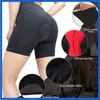 Pantalones cortos de ciclismo Unisex negro bicicleta sólido Cosplay ropa interior cómoda esponja Gel 3D acolchado bicicleta 230802