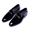 Dress Shoes Men Shadow Patent Leather Luxury Fashion Groom Wedding italian style Oxford Big Size 48 230802