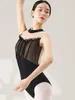 Stage Wear Adult Women Body Training Ballerina Dancewear Figure Skating Lyrical Dance Ballet Performance Gymnastics Leotard Costume