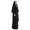 Etnik Giysiler Cadılar Bayramı Rolü Nun'un Kıyafeti Siyah Büro Elbise Baba Maria Cosplay Giysileri