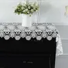 Dust Cover Embroidery Simple Modern White Lace Piano Cover Embroidered Fabric Piano Cover European-Style Dustproof piano decoration cover R230803