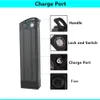 Orginal Silver Fish Ebike Battery 24V 10AH 15AH 20AH 25AH CITY BIKE折りたたみ自転車Li-ION E-Bike Battery 250W 350W 500Wバッテリー