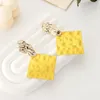 Dangle Oorbellen Geometrische Onregelmatige Gehamerd Emaille Metaal Voor Vrouwen Vakantie OL Mode-sieraden Oor Accessoires E317